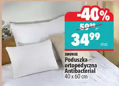 Biedronka Poduszka ortopedyczna Antibacterial Smukee 40 x 60 cm oferta