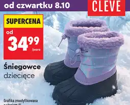 Biedronka Śniegowce dziecięce Clevé oferta