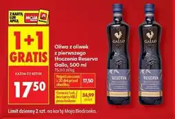 Biedronka Oliwa z oliwek z pierwszego tłoczenia Reserva Gallo 500 ml oferta