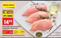 Biedronka Świeży filet z piersi kurczaka Kraina Mięs, Mega Paka oferta