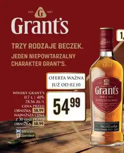 Dino WHISKY GRANT'S 0,7 l 40% oferta