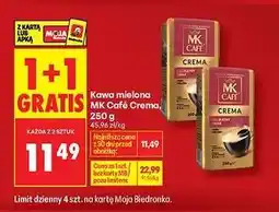 Biedronka Kawa mielona MK Café Crema, 250 g oferta