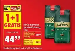 Biedronka Kawa ziarnista Jacobs Kronung, 1 kg oferta