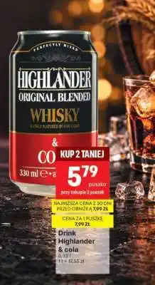 Delikatesy Centrum Drink Highlander & cola oferta