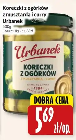 Hala Wola Koreczki z ogórków z musztardą i curry Urbanek oferta