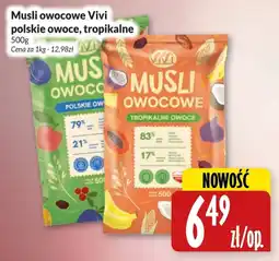 Hala Wola Musli owocowe Vivi oferta