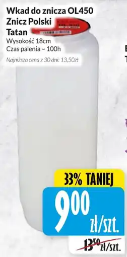 Hala Wola Wkład do znicza Tatan oferta