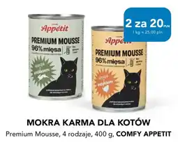 AquaelZOO Mokra karma dla kotów Premium Mousse, COMFY APPETIT oferta