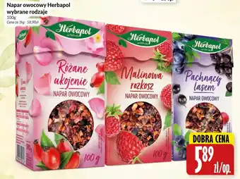 Napar owocowy Herbapol wybrane rodzaje