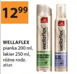 Drogerie Laboo Wella WellaFlex pianka 200 ml, lakier 250 ml oferta