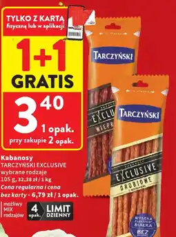 Intermarche Kabanosy Tarczyński Exclusive oferta