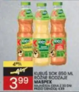 Wafelek Kubuś Soki MaspeX oferta
