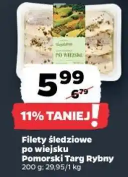 Netto Filety śledziowe po wiejsku oferta