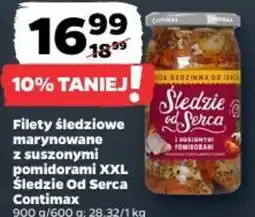 Netto Filety śledzie z suszonymi pomidorami XXL Śledzie Od Serca oferta