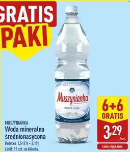 ALDI Muszynianka Woda mineralna średnionasycona oferta
