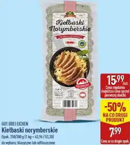 ALDI Gut Drei Eichen Kiełbaski norymberskie oferta