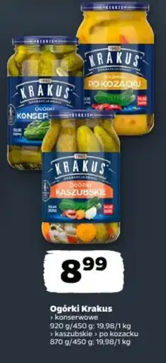 Netto Ogórki Krakus konserwowe kaszubskie po kozacku oferta