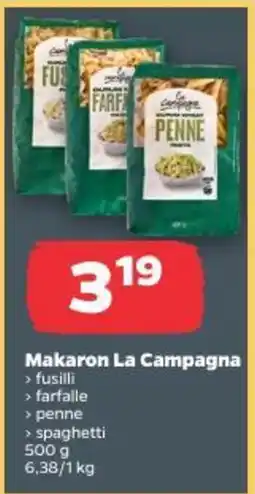 Netto Makaron La Campagna oferta