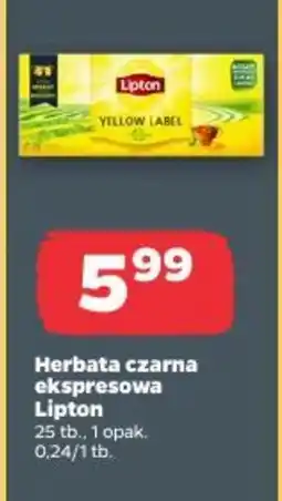 Netto Herbata czarna ekspresowa Lipton oferta