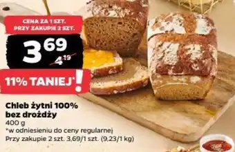 Netto Chleb żytni 100% bez drożdży oferta