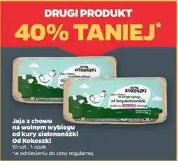 Netto Jaja z chowu na wolnym wybiegu od kury zielononóżki Od Kokoszki oferta