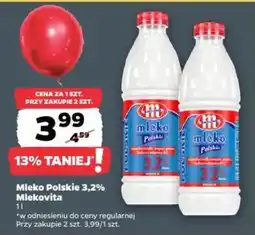 Netto Mleko Polskie 3,2% Mlekovita oferta