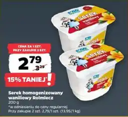 Netto Serek homogenizowany waniliowy Rolmlecz oferta