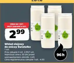 Netto Wkład olejowy do zniczy Światełko oferta