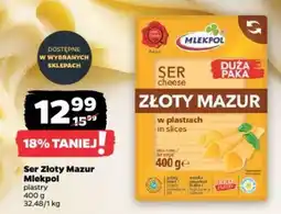 Netto Ser Złoty Mazur Mlekpols oferta