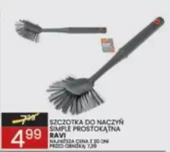 Szczotka do naczyń Simple Prostokątna RAVI