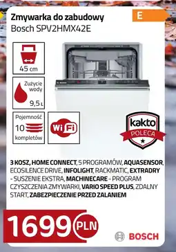 Kakto Zmywarka do zabudowy Bosch oferta