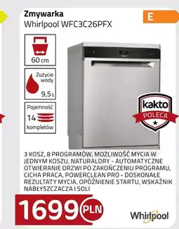 Kakto Zmywarka Whirlpool oferta