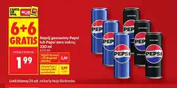 Biedronka Napój gazowany Pepsi zero cukru oferta