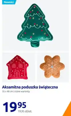 Action Aksamitna poduszka świąteczna 35x48 cm oferta