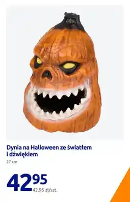 Action Dynia na Halloween ze światłem i dźwiękiem 27 cm oferta
