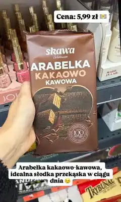 Biedronka Wafle Skawa Arabelka kakaowo-kawowa oferta