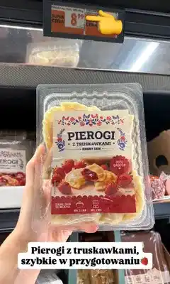 Biedronka Pierogi z truskawkami Virtu Domowy Smak oferta