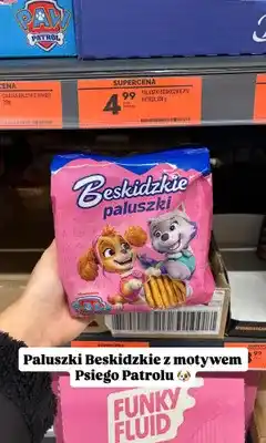 Biedronka Paluszki Beskidzkie Psi Patrol oferta