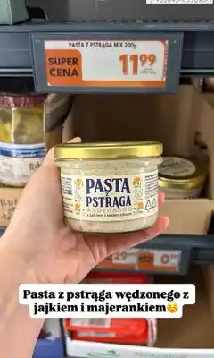 Biedronka Pasta z pstrąga wędzonego z jajkiem i majerankiem oferta