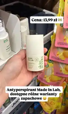 Biedronka Antyperspirant roll-on Made In Lab. Skin Scents Almond Temptation oferta