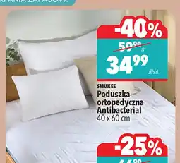 Biedronka Poduszka ortopedyczna Antibacterial 40x60 cm Smukee oferta