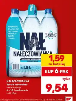Kaufland Woda mineralna Nałęczowianka 6-pak oferta