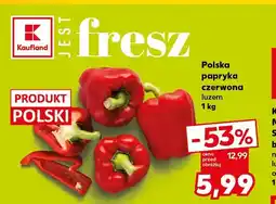 Kaufland Papryka czerwona polska oferta
