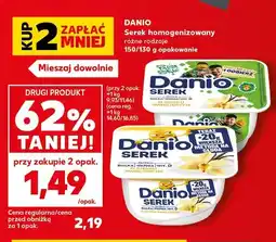 Kaufland Serek homogenizowany Danio oferta