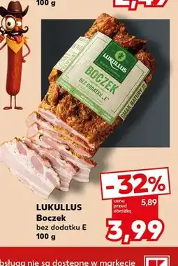 Kaufland Boczek bez dodatku E Lukullus oferta