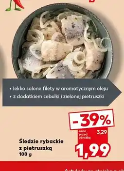 Kaufland Śledzie rybackie z pietruszką oferta