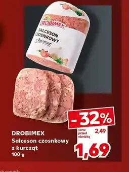 Kaufland Salceson czosnkowy z kurcząt Drobimex oferta