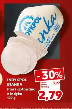 Kaufland Pierś gotowana z indyka Bianka Indykpol oferta