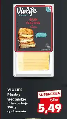 Kaufland Plastry wegańskie Violife oferta