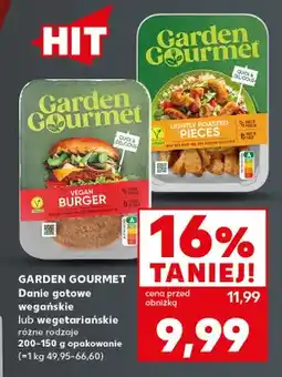 Kaufland Danie gotowe wegańskie lub wegetariańskie Garden Gourmet oferta